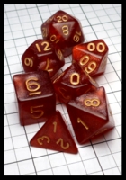 Dice : Dice - Dice Sets - Wiz Dice Red Swirl with Gold - eBay Dec 2016